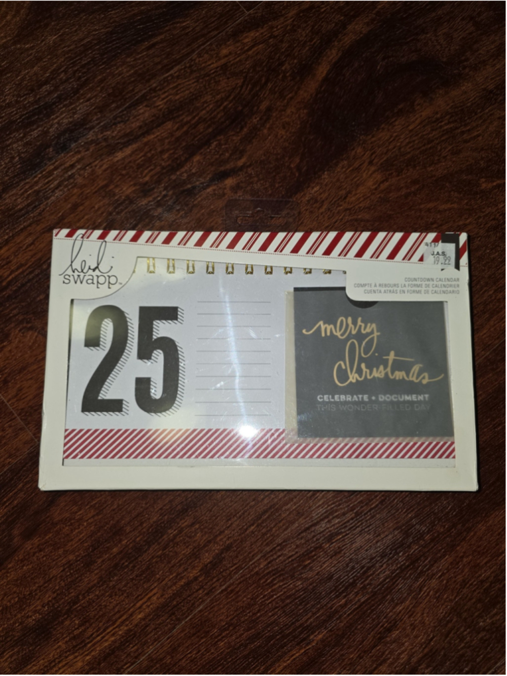 Heidi Swapp Christmas countdown calendar NEW